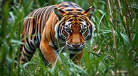 Kategorie: Tiere & Natur. Ein Tiger auf der Jagt